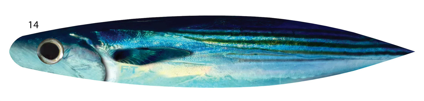 14" Pacific Bonito Dredge Strips