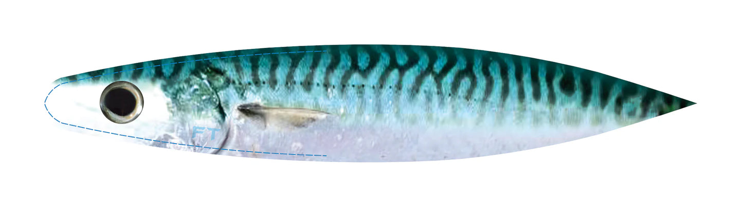 11" Tinker Mackerel Dredge Strip