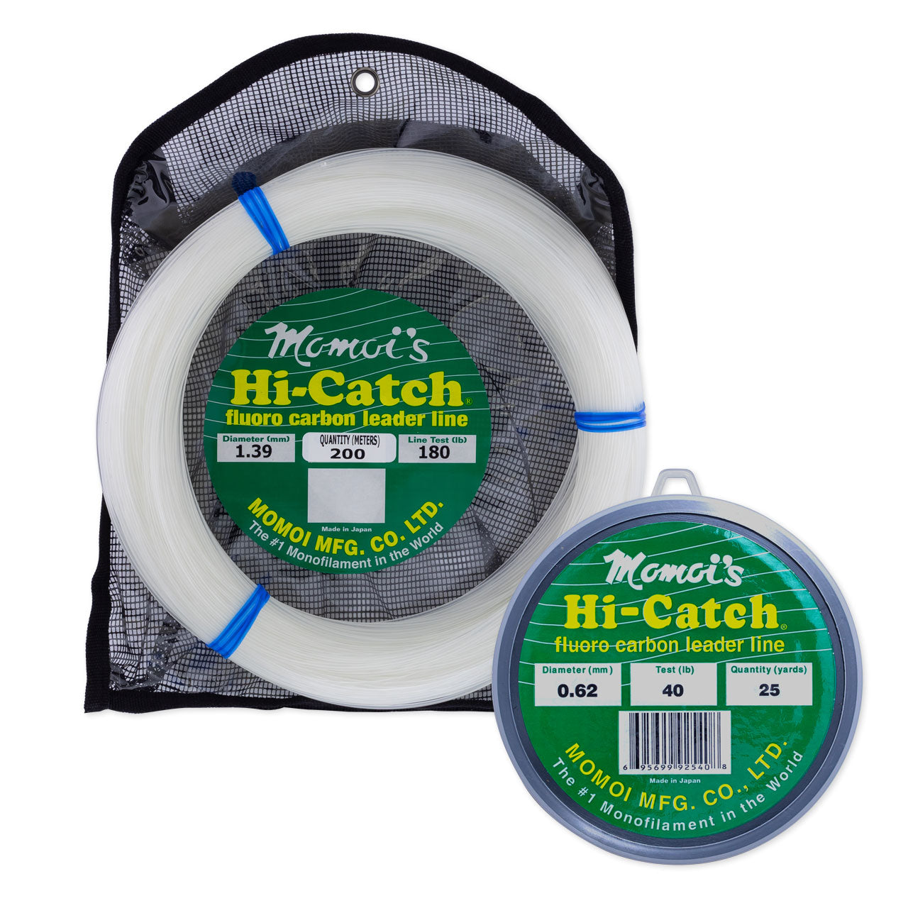 Momoi Hi-Catch Fluorocarbon Leader Coils