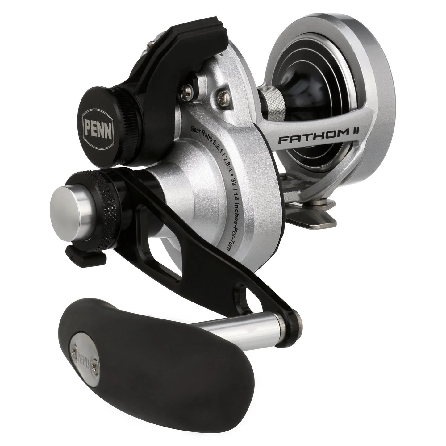 Penn Fathom II Lever Drag 2-Speed Conventional Reel