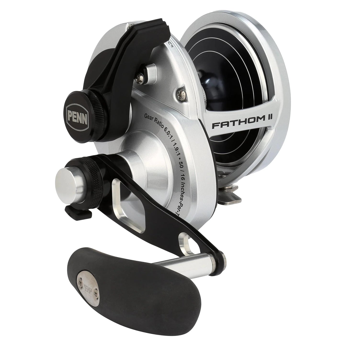 Penn Fathom II Lever Drag 2-Speed Conventional Reel