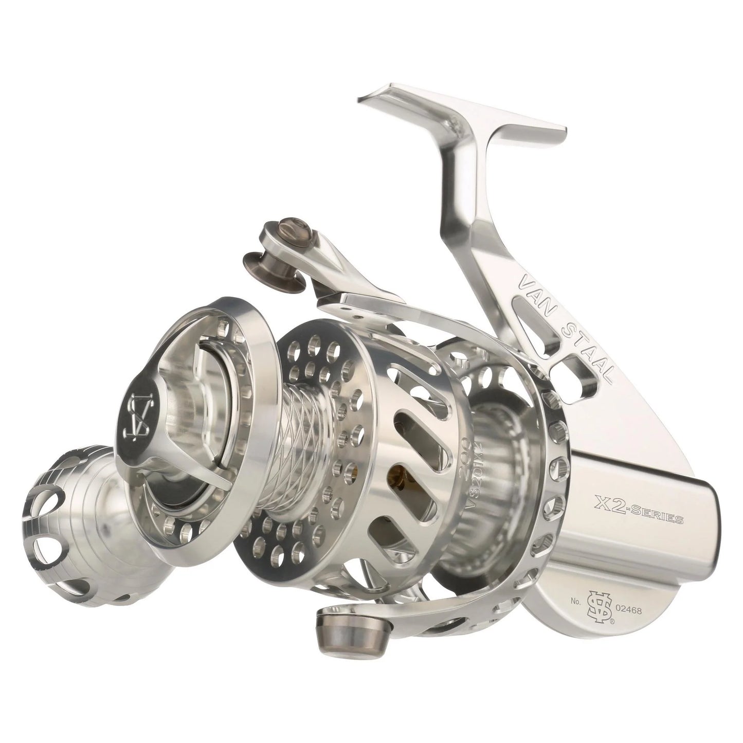 Van Staal VSX2 Bail-Less Silver Spinning Reel