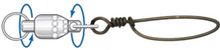 Diamond Rotary Ball Bearing Snap Swivel Bulk