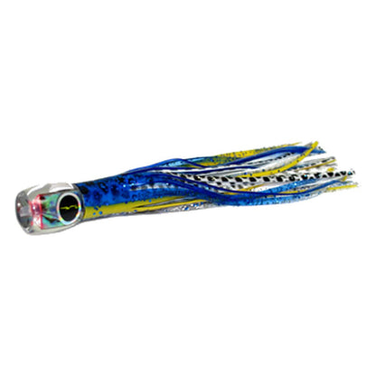 Black Bart Beast micro lure in Blue-Yellow/White Black Dot