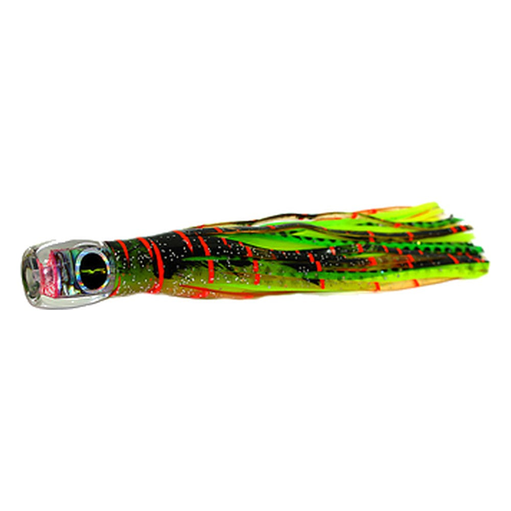 Black Bart Beast micro lure in Brown Orange/Green Chartreuse