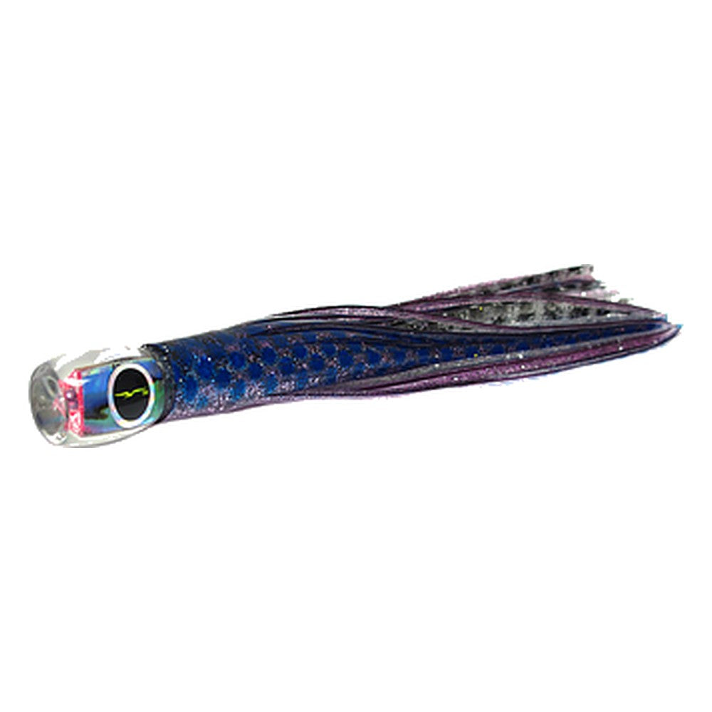Black Bart Beast micro lure in Purple Blue Dot/Silver Tiger