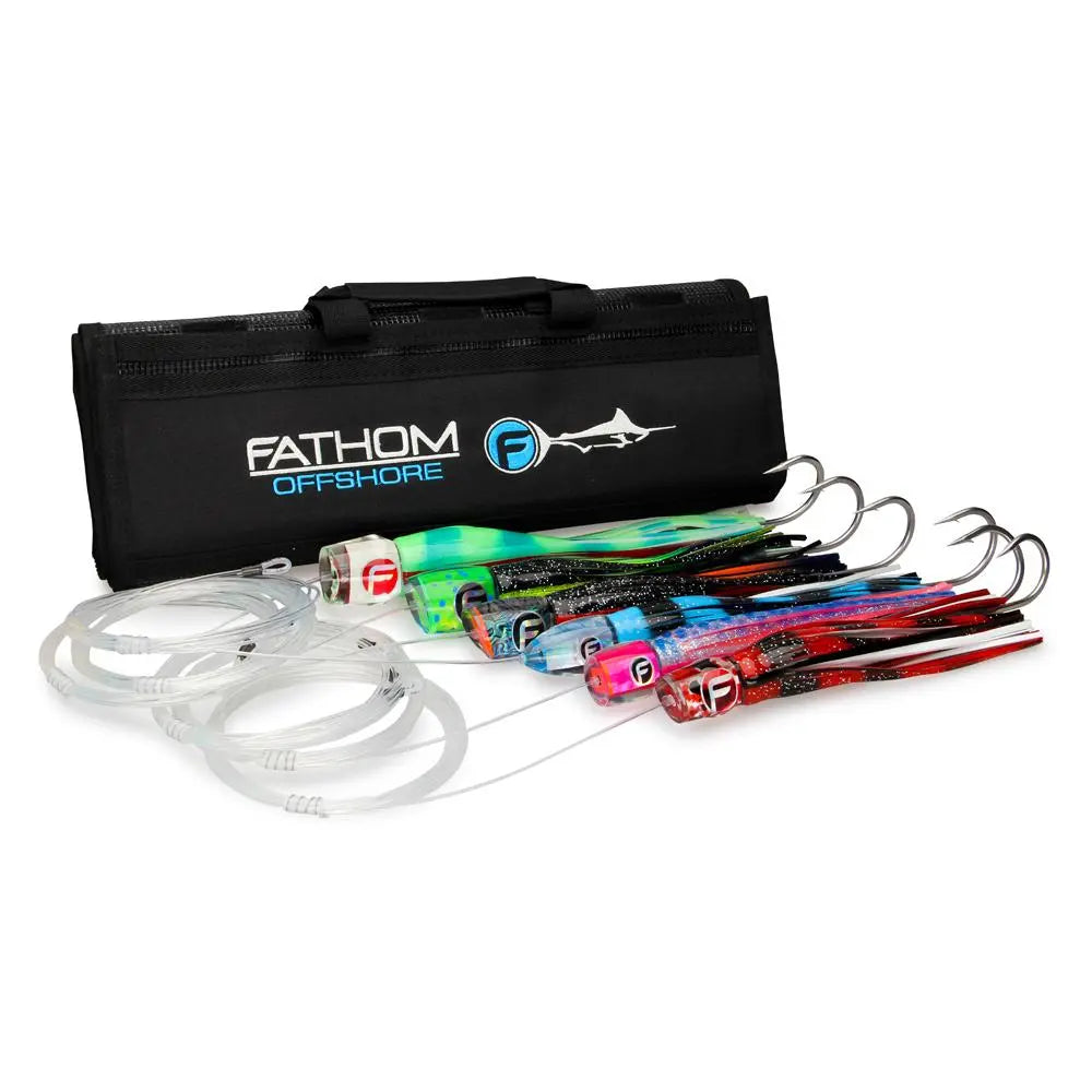 Bluewater Pre-Rigged Trolling Lures 6 Pack