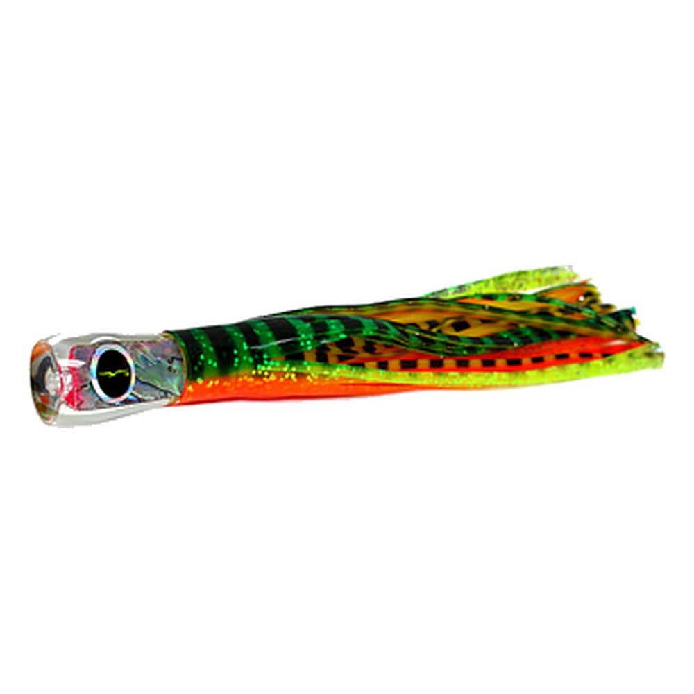 Black Bart Bully micro lure in Green Orange Tiger/Yellow Black Tiger