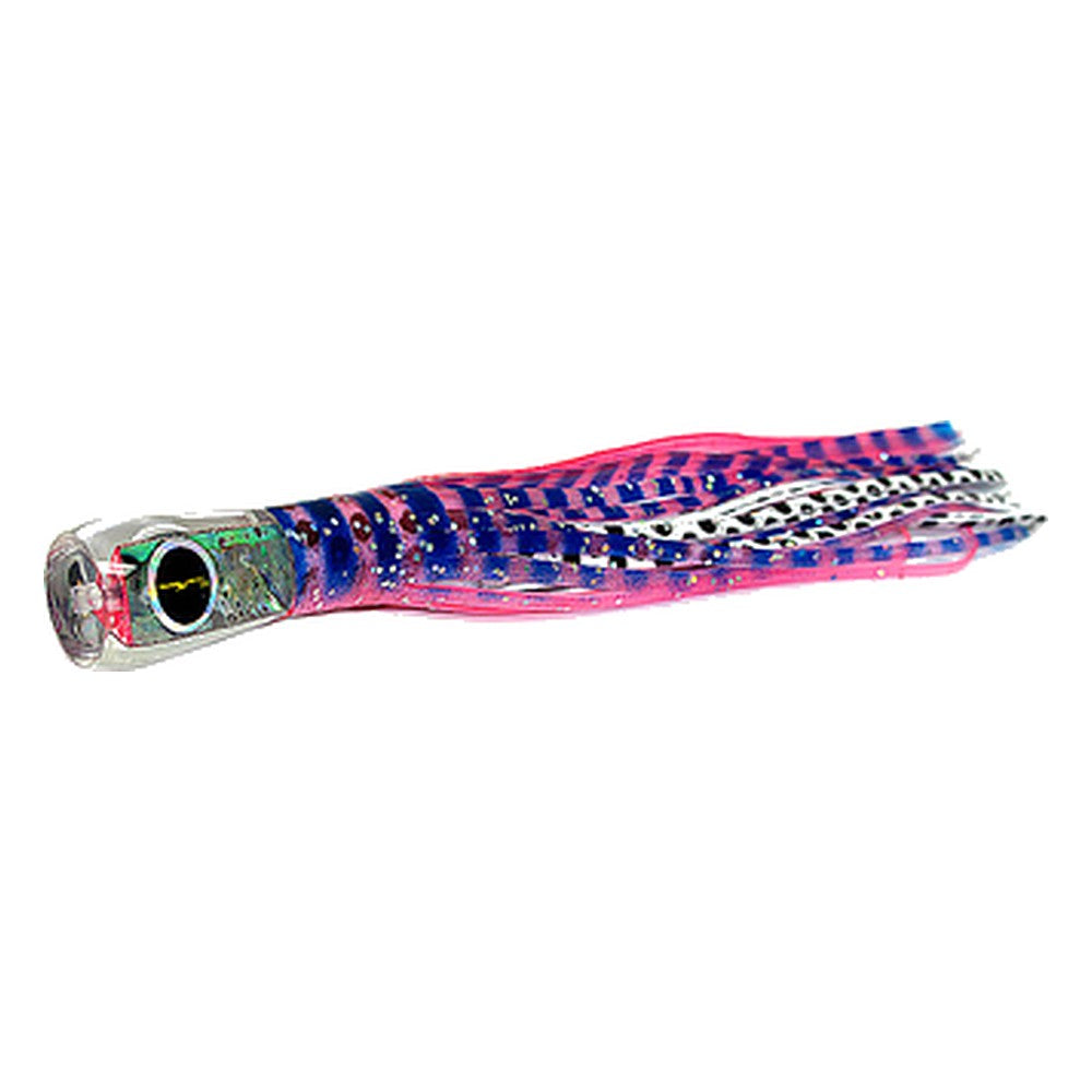 Black Bart Bully micro lure in Pink Tiger/White Dot