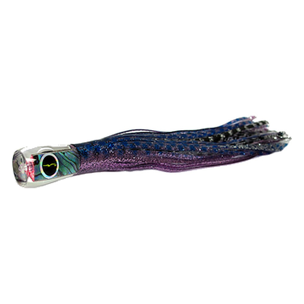 Black Bart Bully micro lure in Purple Blue Dot/Silver Tiger