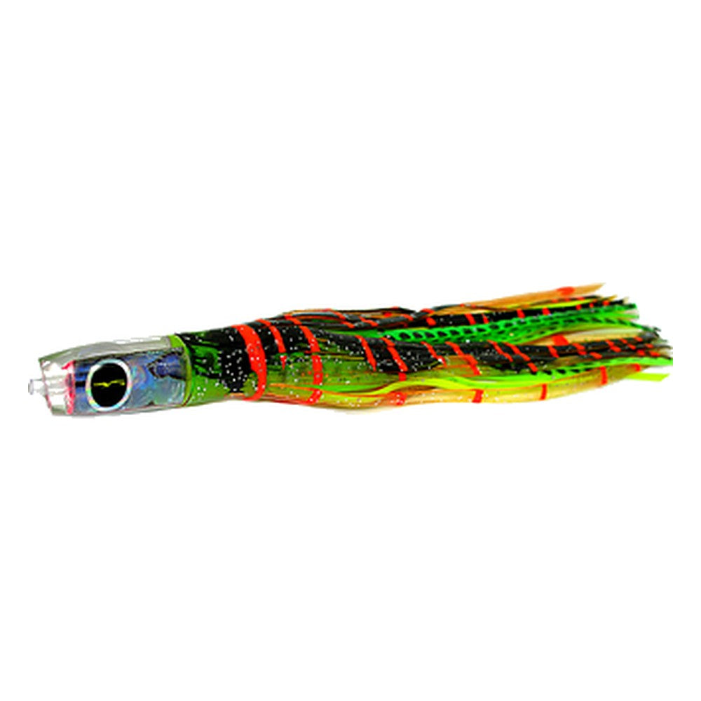 Black Bart Demon micro lure in Brown Orange/Green Chartreuse