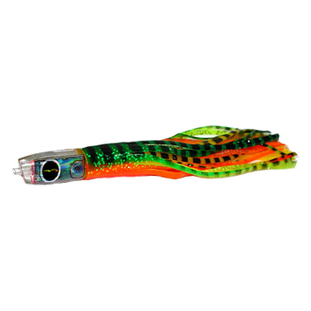 Black Bart Demon micro lure in Green Orange Tiger/Yellow Black Tiger