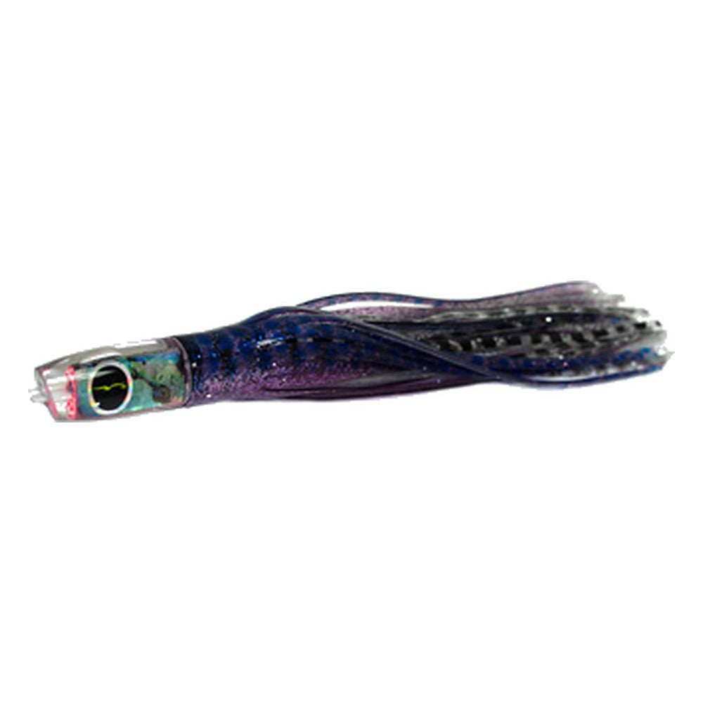Black Bart Demon micro lure in Purple Blue Dot/Silver Tiger