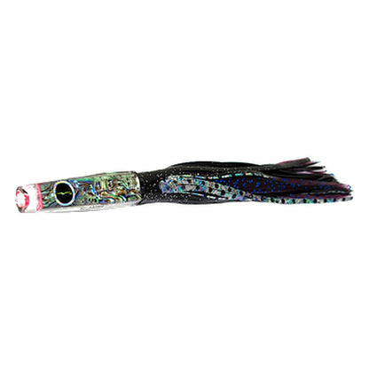 Black Bart Hotuna micro lure in Black Dot/Purple Blue Dot
