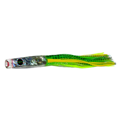 Black Bart Hotuna micro lure in Green Dot/Green Chartreuse
