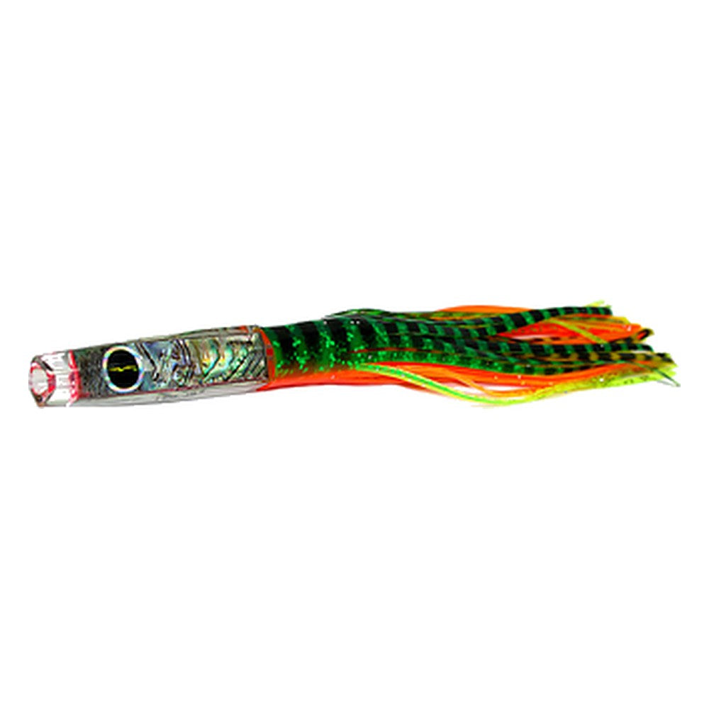 Black Bart Hotuna micro lure in Green Orange Tiger/Yellow Black Tiger