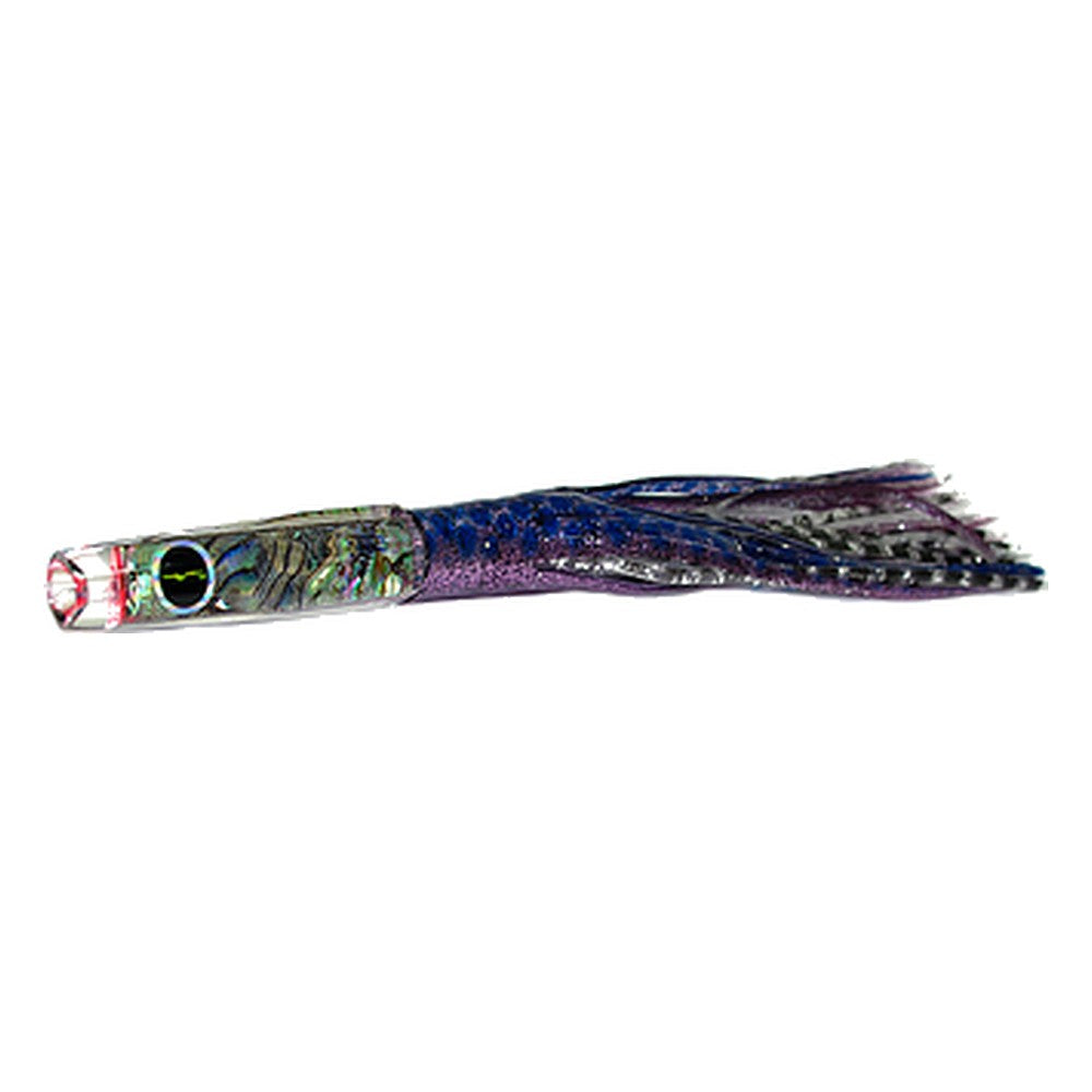Black Bart Hotuna micro lure in Purple Blue Dot/Silver Tiger