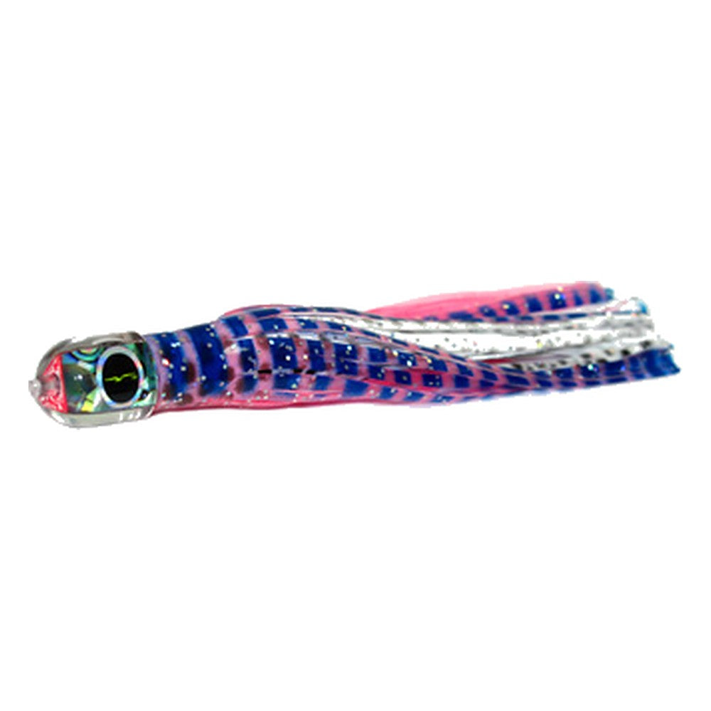 Black Bart Ika micro lure in Pink Tiger/White Dot