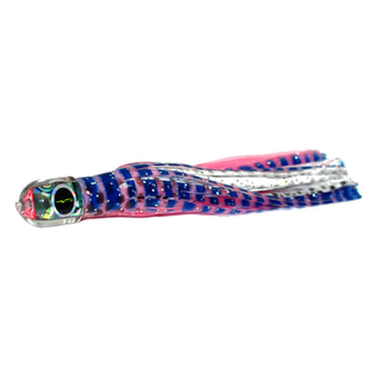 Black Bart Ika micro lure in Pink Tiger/White Dot