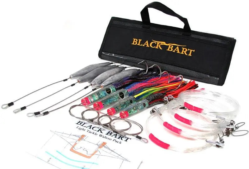 Black Bart Wahoo Rigged Light Pack 30-50lb. Tackle