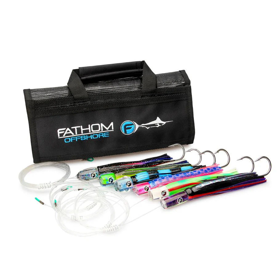 Meat-fish Pre-rigged Trolling Lures 6 Pack
