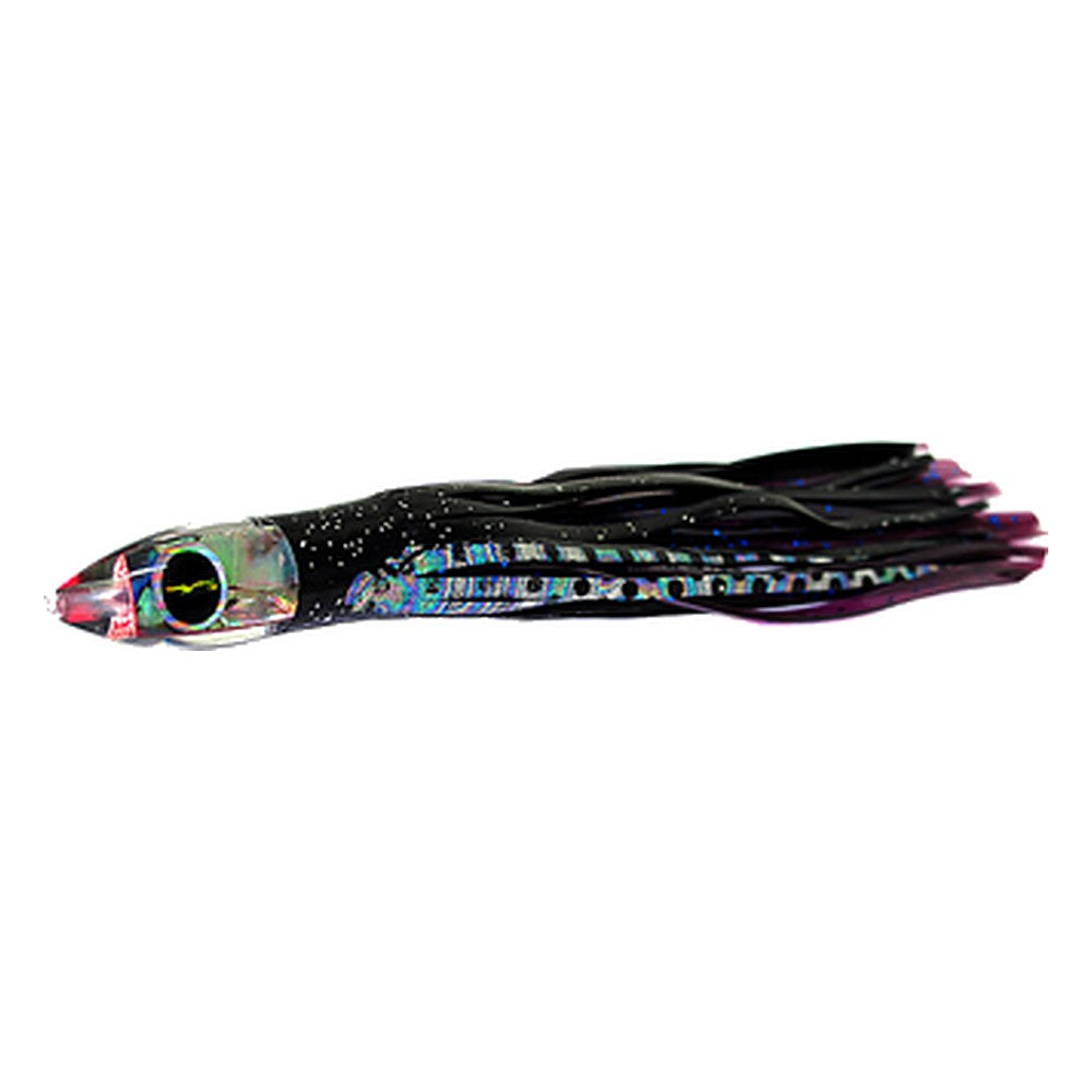 Black Bart Sushi micro lure in Black Dot/Purple Blue Dot