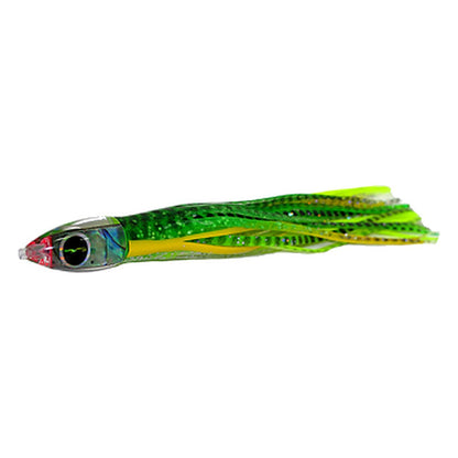 Black Bart Sushi micro lure in Green Dot/Green Chartreuse