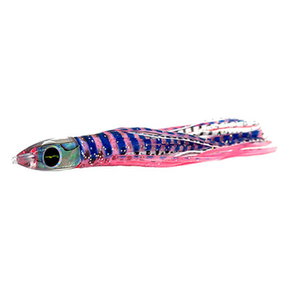 Black Bart Sushi micro lure in Pink Tiger/White Dot