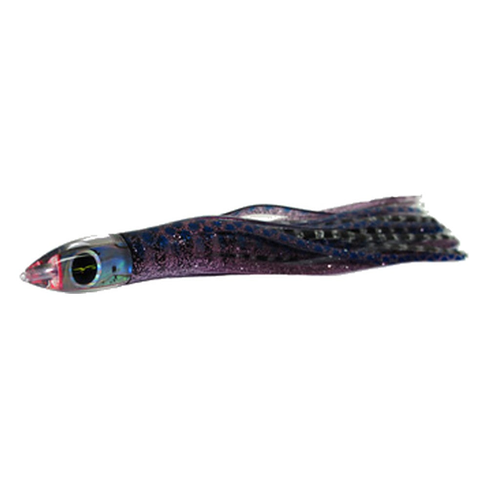Black Bart Sushi micro lure in Purple Blue Dot/Silver Tiger