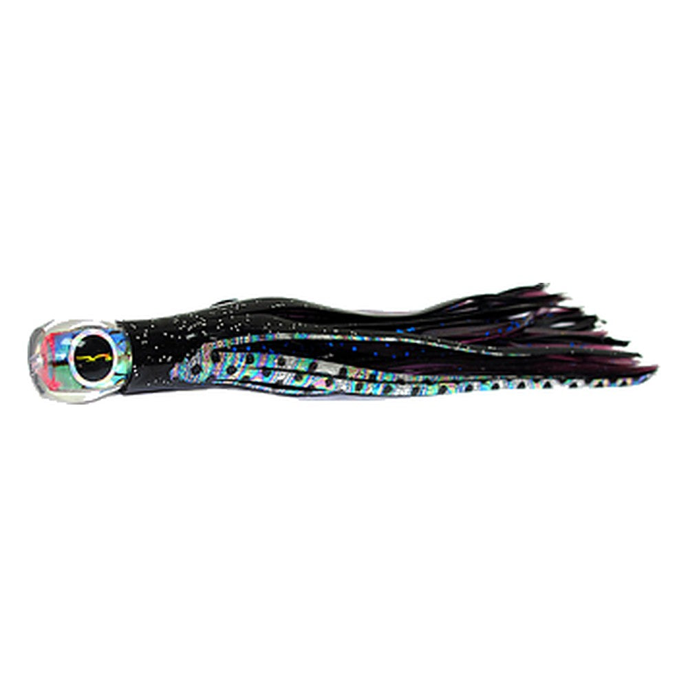Black Bart Zen micro lure in Black Dot/Purple Blue Dot