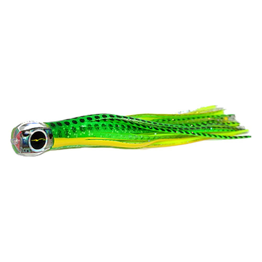 Black Bart Zen micro lure in Green Dot/Green Chartreuse
