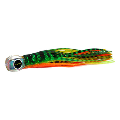 Black Bart Zen micro lure in Green Orange Tiger/Yellow Black Tiger