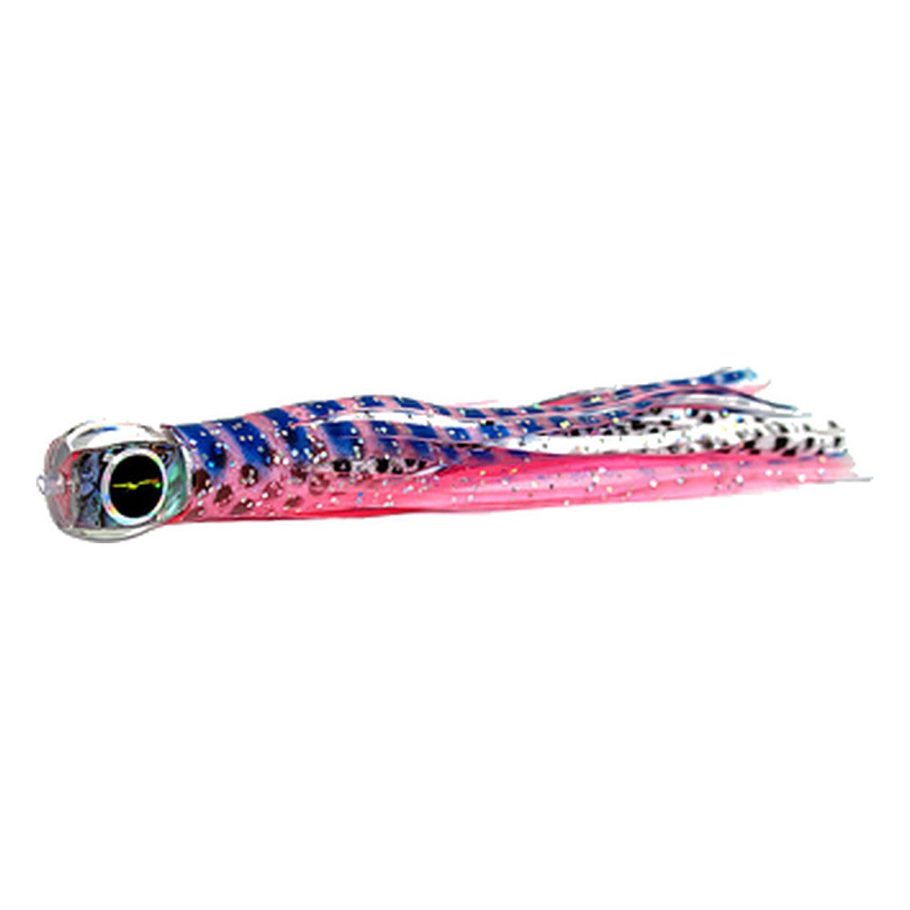 Black Bart Zen micro lure in Pink Tiger/White Dot
